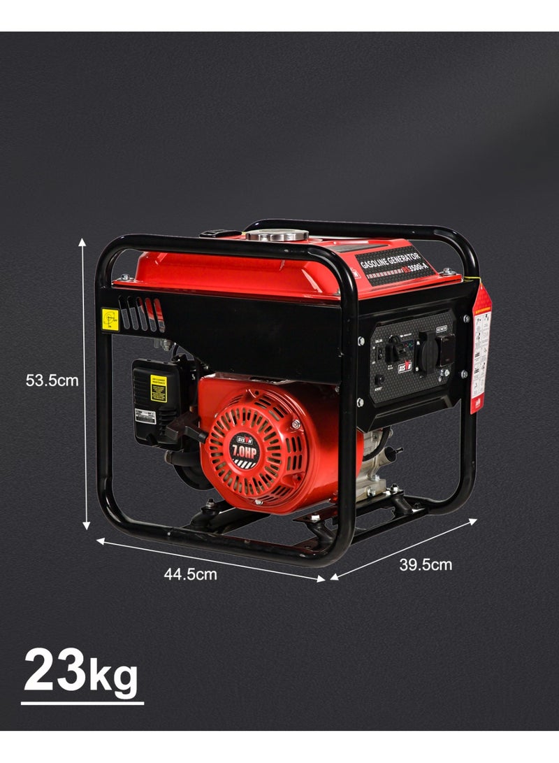 Bison Power Inverter Generator, Bison Power Gasoline Generator 3300W Peak, Professional Power Station for Home, Portable, with DC&USB for Household Appliances, Smart Devices - TVs/Computers/Phones/Laptops - Image 4